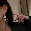Elegant Pearl Crystal Drop Earrings for Weddings and Special Occasions