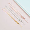 Stainless Steel Chain Birthstone Bracelet