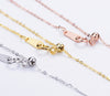 Stainless Steel Chain Birthstone Bracelet