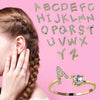 A-Z Initial Letter Adjustable Rings