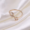 A-Z Initial Letter Adjustable Rings