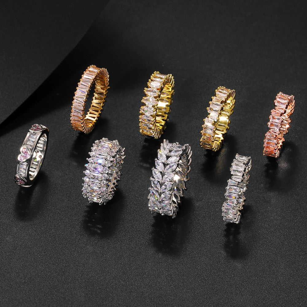 Assorted Luxury Cubic Zirconia Rings