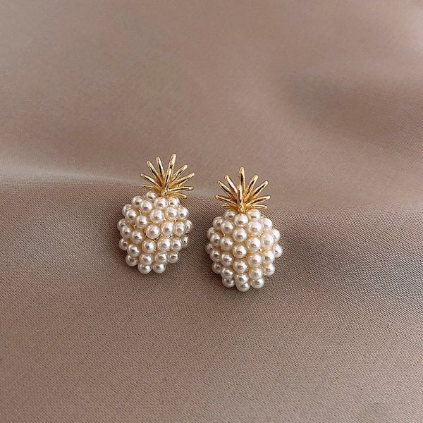 Elegant Pearl Crystal Drop Earrings for Weddings and Special Occasions
