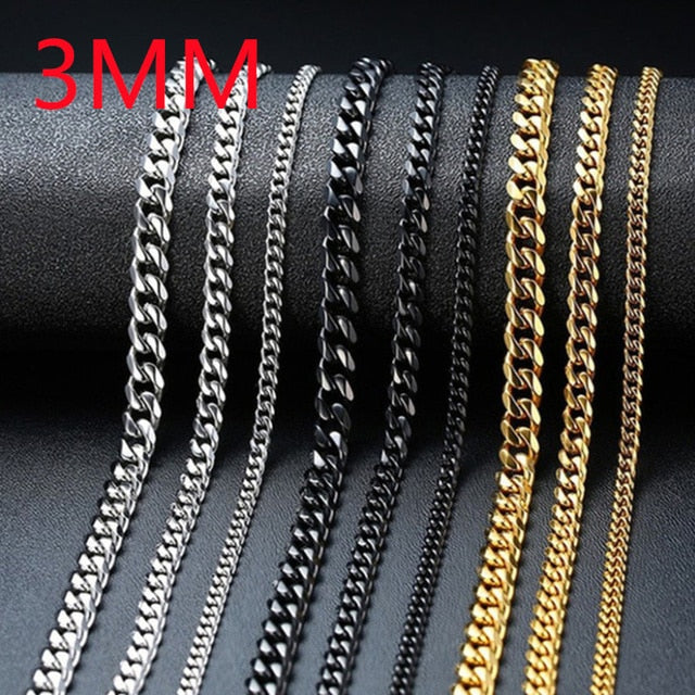 Minimalist Stainless Steel Chain Necklace