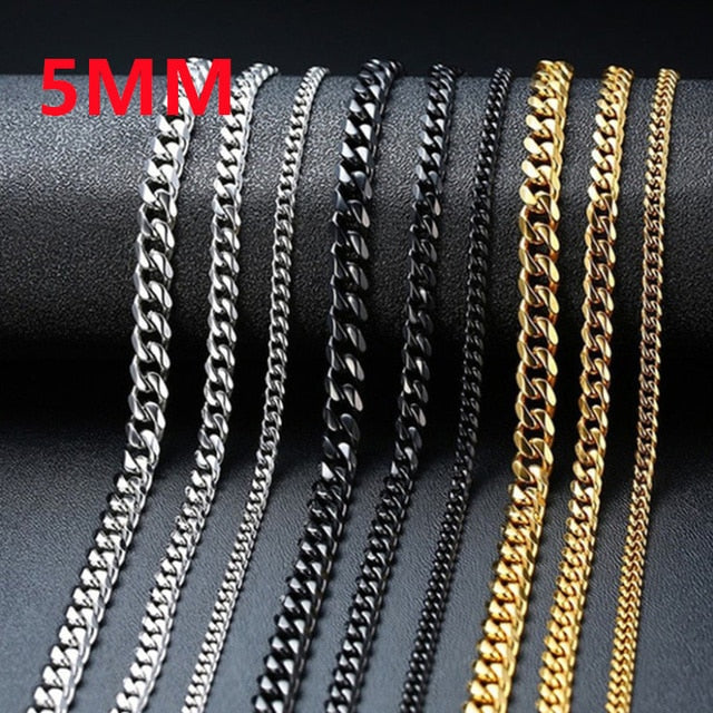 Minimalist Stainless Steel Chain Necklace