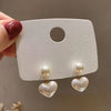 Elegant Pearl Crystal Drop Earrings for Weddings and Special Occasions