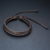 Men's Vintage Beaded and Leather Bracelets