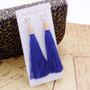Bohemian Crystal Tassel Earrings