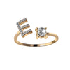 A-Z Initial Letter Adjustable Rings