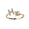 A-Z Initial Letter Adjustable Rings