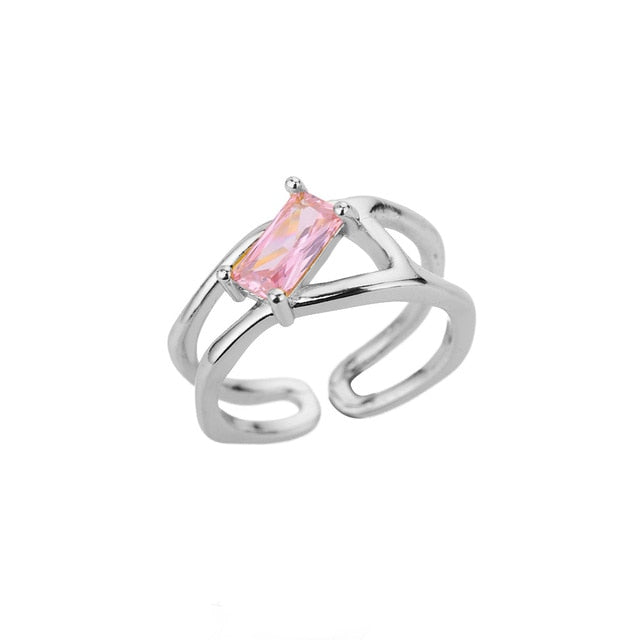 Adjustable Birthstone Rings