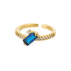 Adjustable Birthstone Rings