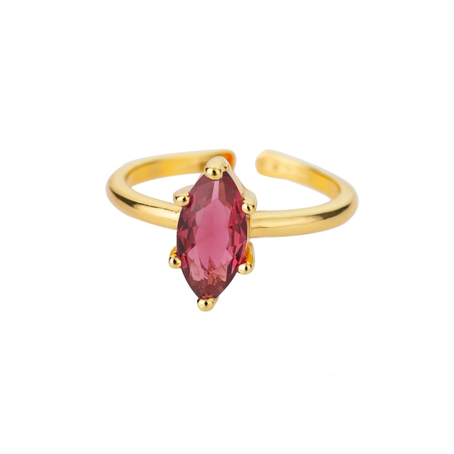 Adjustable Birthstone Rings