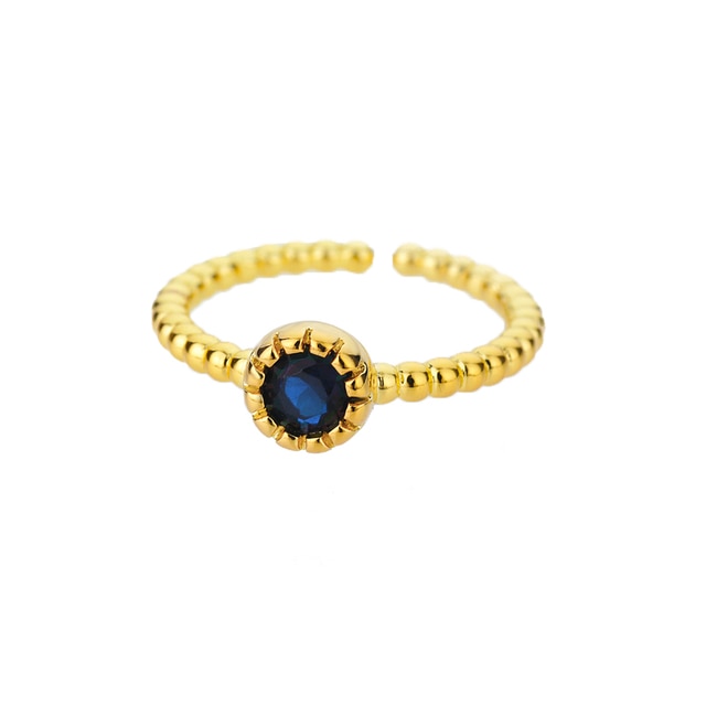 Adjustable Birthstone Rings
