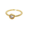Adjustable Birthstone Rings