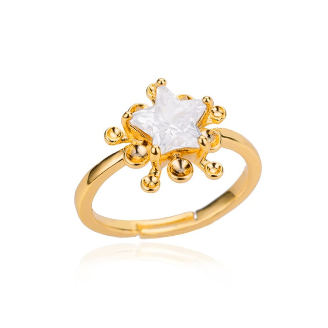 Adjustable Birthstone Rings