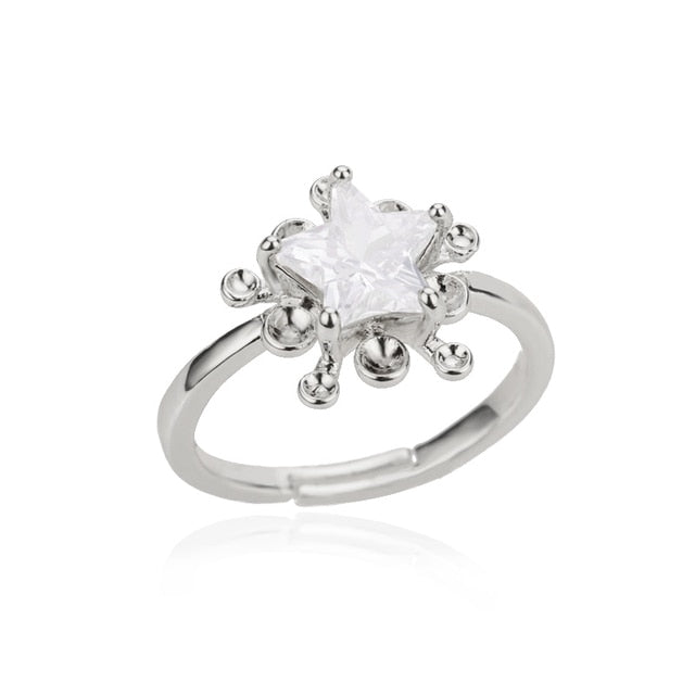 Adjustable Birthstone Rings