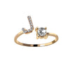 A-Z Initial Letter Adjustable Rings