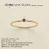 Stainless Steel Birthstone Rings