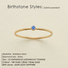 Stainless Steel Birthstone Rings