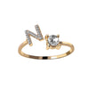 A-Z Initial Letter Adjustable Rings