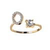 A-Z Initial Letter Adjustable Rings