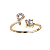 A-Z Initial Letter Adjustable Rings