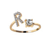 A-Z Initial Letter Adjustable Rings