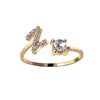 A-Z Initial Letter Adjustable Rings