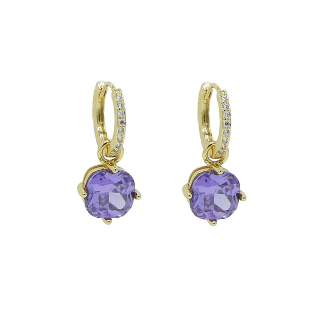Birthstones Tear Drop Earrings
