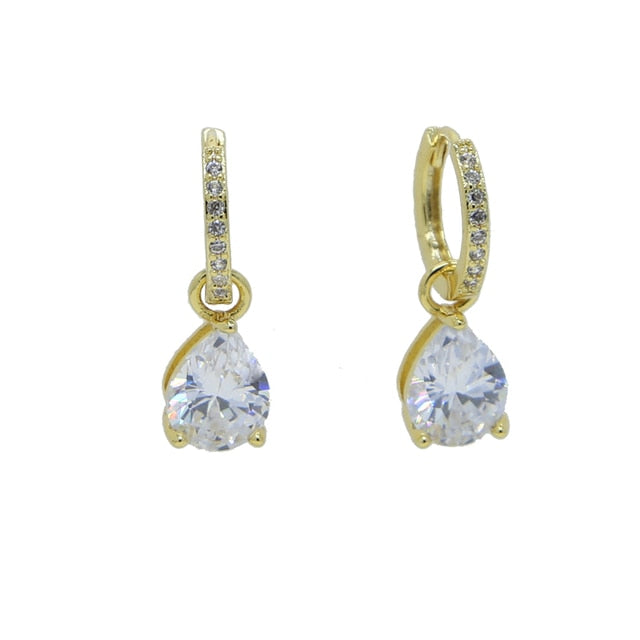 Birthstones Tear Drop Earrings